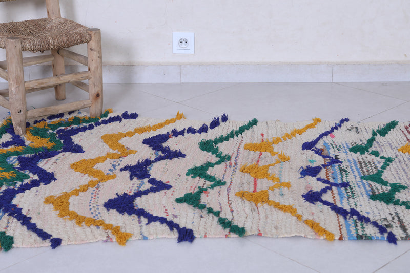 Handmade Moroccan Rug with Zigzag Pattern – 2.7 x 5.4 ft - moroccan rug