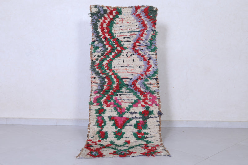 Handwoven Moroccan Rug with Vibrant Abstract Design – 2 x 5.3 ft - moroccan rug