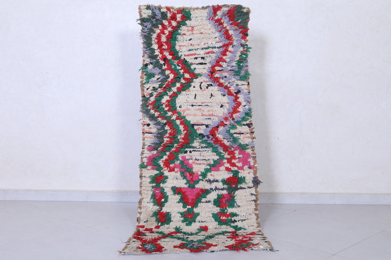 Handwoven Moroccan Rug with Vibrant Abstract Design – 2 x 5.3 ft - moroccan rug