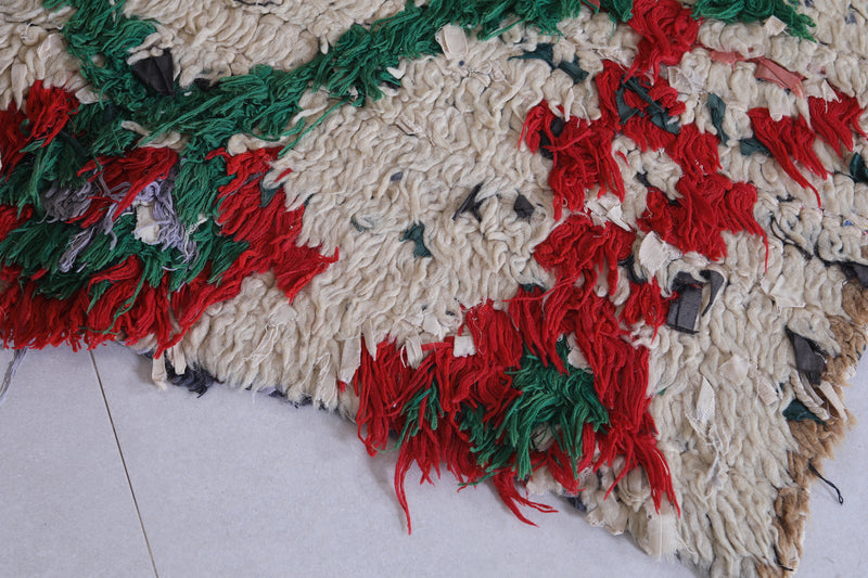 Handwoven Moroccan Rug with Vibrant Abstract Design – 2 x 5.3 ft - moroccan rug