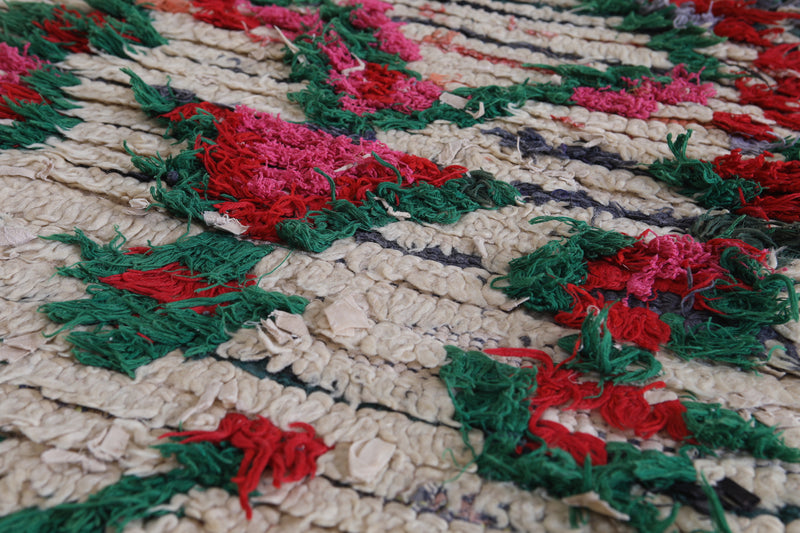 Handwoven Moroccan Rug with Vibrant Abstract Design – 2 x 5.3 ft - moroccan rug