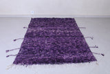 Handmade beni ourain rug 6.7 x 4.5 Feet