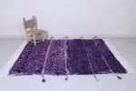 Handmade beni ourain rug 4.6 x 6.3 Feet