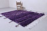 Handmade beni ourain rug 4.6 x 6.3 Feet