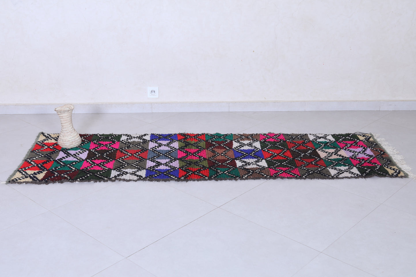Moroccan rug 2.2 X 7.4 Feet