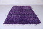Moroccan beni ourain rug 5.1 X 6.3 Feet