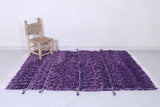 Moroccan beni ourain rug 5.1 X 6.3 Feet