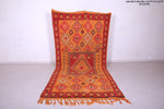 Moroccan rug orange 5.2 X 11.6 Feet