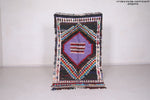 Berber Boucherouite rug 3.8 x 6.9 Feet