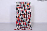 Colorful Moroccan Runner Rug Shag 2.2 X 4.6 Feet