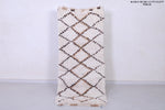 Vintage handmade moroccan berber runner rug  2.7 FT X 6.3 FT