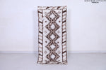 Vintage handmade moroccan berber runner rug  2.7 FT X 6.1 FT