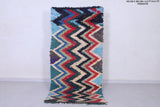 Beautiful Colorful Moroccan rug 3.2 X 6.7 Feet