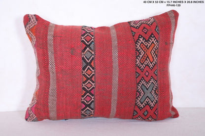 Moroccan handmade kilim pillow 15.7 INCHES X 20.8 INCHES