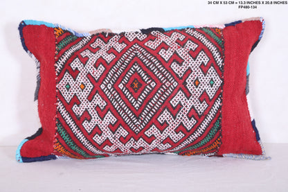 Moroccan handmade kilim pillow 13.3 INCHES X 20.8 INCHES