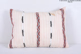 Vintage moroccan handwoven kilim pillow 16.1 INCHES X 22 INCHES