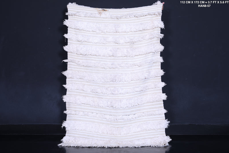 Moroccan Wedding Blanket - 3.7 FT x 5.6 FT | Handmade Bohemian Decor - Wedding blanket