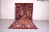 Vintage moroccan rug 5.9 X 12.6 Feet
