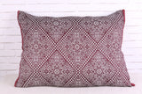 Moroccan pillow rug 26.7 inches X 34.6 inches