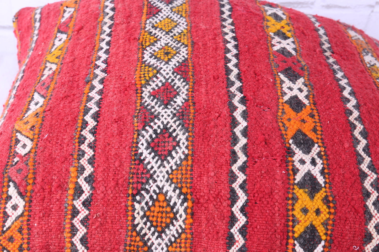 Square Moroccan rug pillow berber 19.6 inches X 19.6 inches