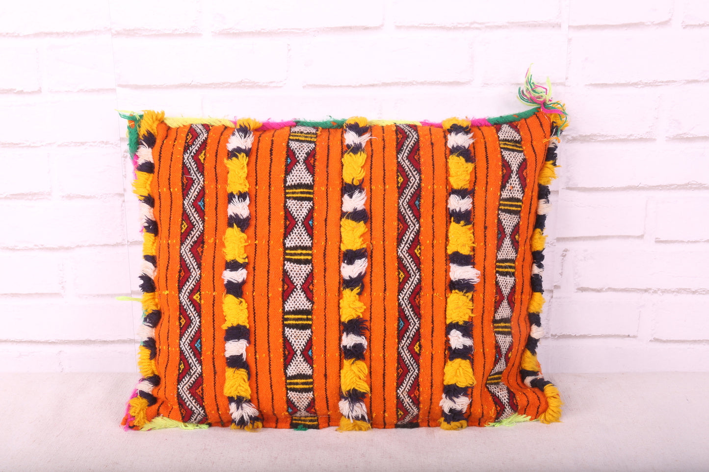 Filled Berber pillow 15.3 inches X 19.2 inches