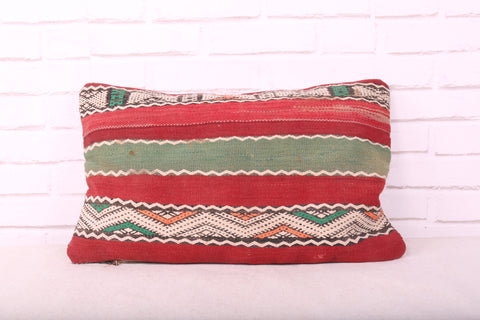 Moroccan pillow rug 14.1 inches X 22.8 inches
