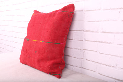 Fabulous Red Moroccan Pillow 19.2 inches X 20.8 inches