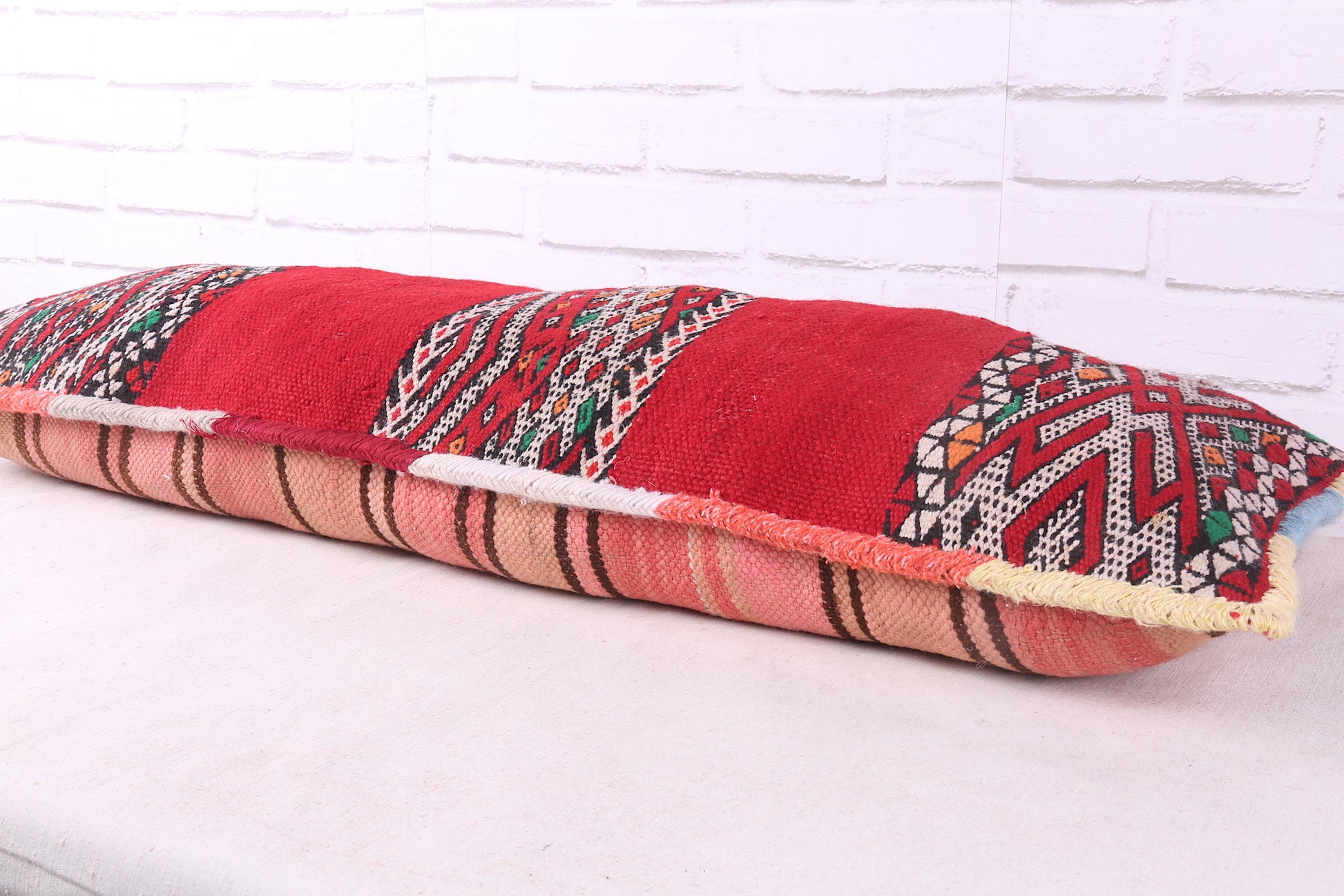 Long Moroccan Style Pillow 14.9 inches X 39.3 inches