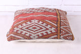 Square moroccan pillow rug 18.5 inches X 18.8 inches