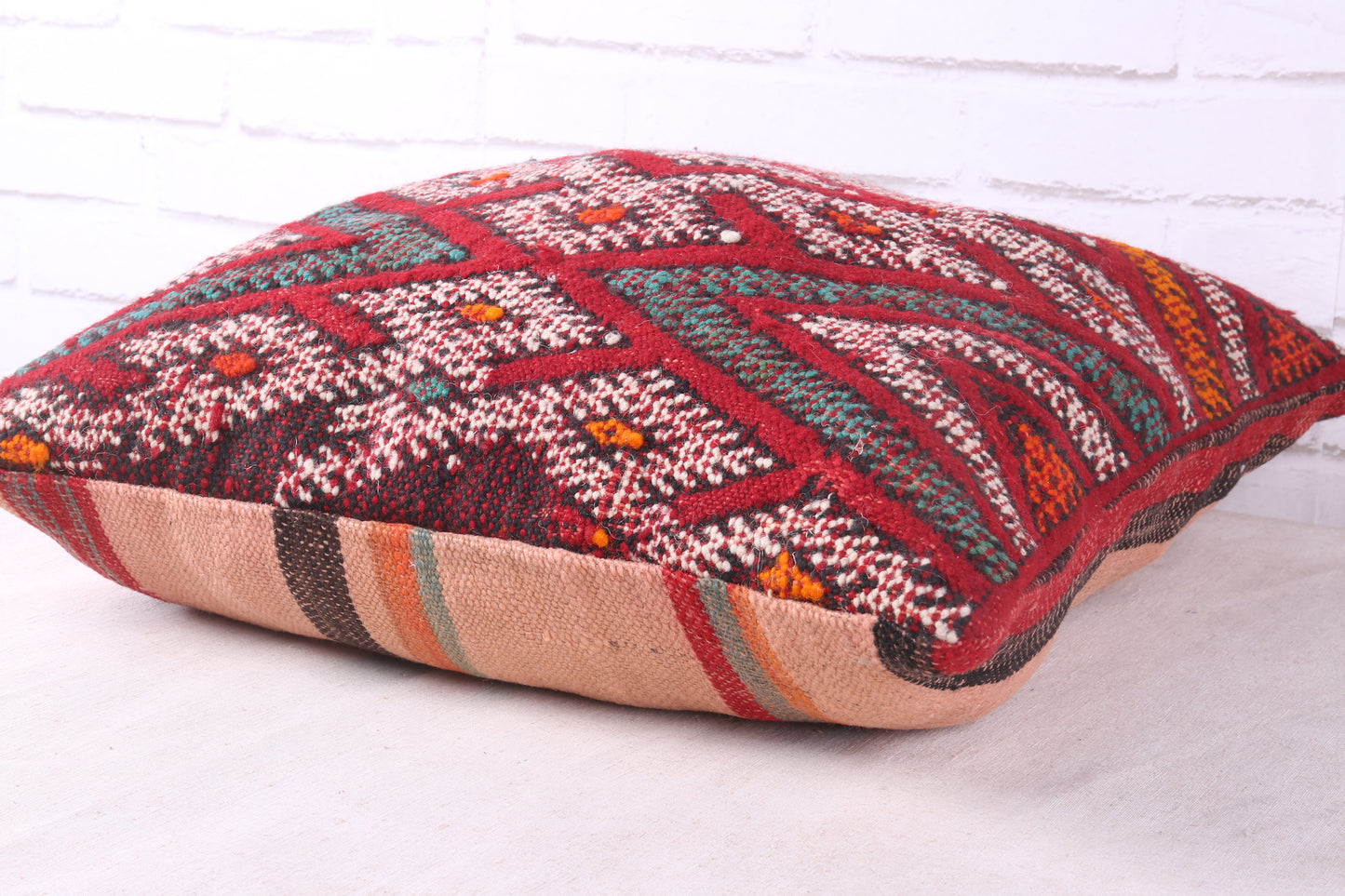 Bohemian Moroccan Pillow 19.6 inches X 19.6 inches