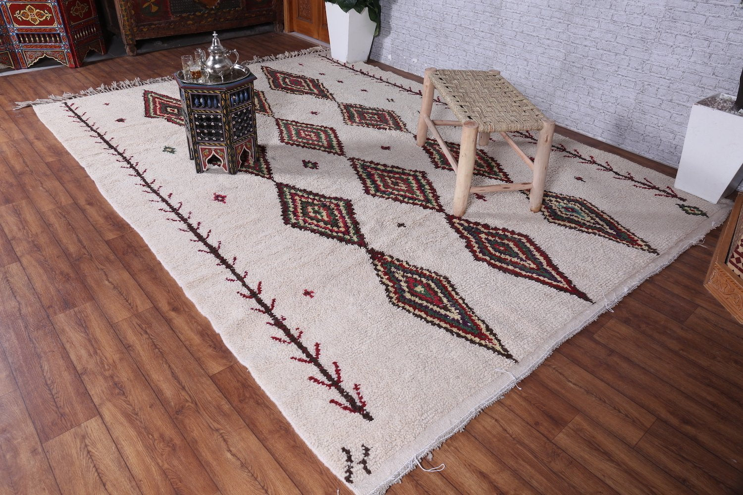Moroccan Berber Rug -  Azilal Handmade Rug - Custom Rug