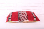 Moroccan red pillow 13.3 inches X 22 inches