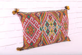 Moroccan rug pillow 14.5 inches X 21.6 inches