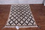 moroccan rug 3.4 ft x 5.2 ft