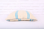 Handmade White Kilim Pillow 17.7 inches X 17.7 inches