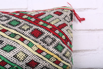 Vintage Moroccan pillow 14.5 inches X 19.2 inches