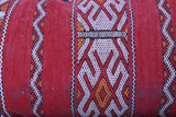 Moroccan pillow red 11.8 inches X 22.4 inches