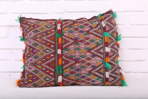 Fabulous Moroccan Kilim Pillow 15.7 inches X 19.6 inches