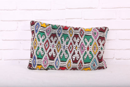 Vintage moroccan pillow 12.1 inches X 18.8 inches