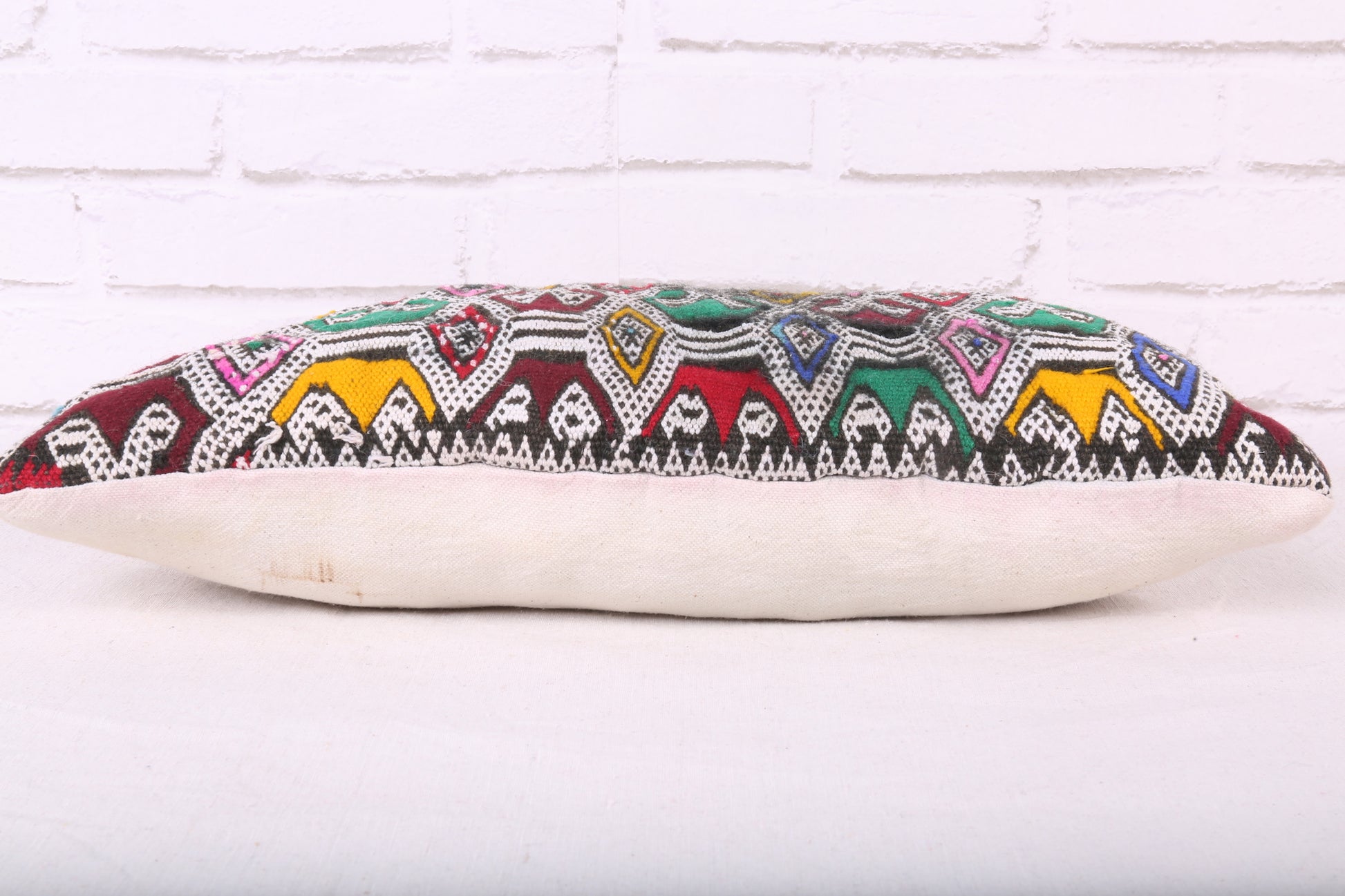 Vintage moroccan pillow 12.1 inches X 18.8 inches