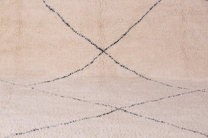 Moroccan Beni ourain rug - Moroccan berber carpet - Custom Rug
