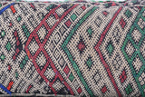 Moroccan pillow rug 12.9 inches X 29.1 inches