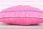 Rose Moroccan Kilim Cushion 16.9 inches X 18.5 inches