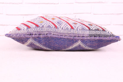 Vintage Moroccan pillow 13.7 inches X 17.3 inches