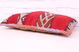 Moroccan pillow red 12.2 inches X 20.8 inches