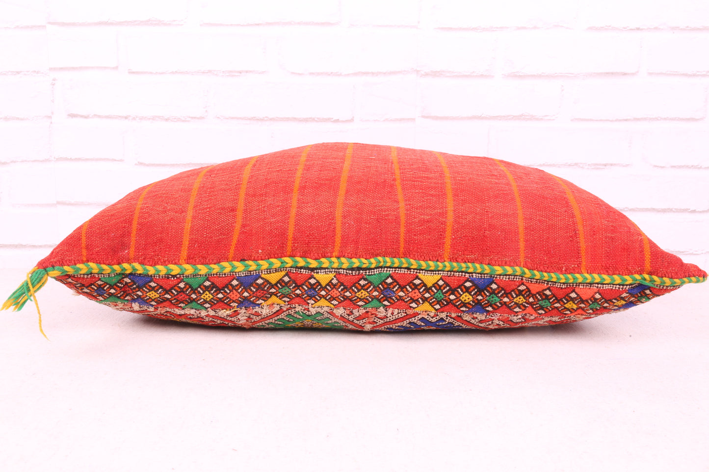 Multicolored Moroccan Berber Pillow 16.5 inches X 24.8 inches