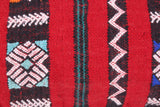 Red Moroccan Style Pillow 17.7 inches X 20.4 inches