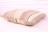 Beige Moroccan pillow 20 inches X 20 inches