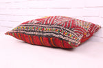 Old moroccan pillow 16.1 inches X 18.5 inches
