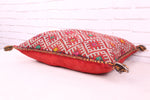 Old kilim moroccan pillow 18.1 inches X 21.2 inches